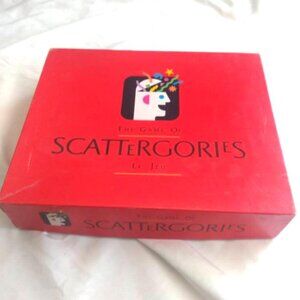 Scattergories 1988 Bilingual Vintage Antique by Milton Bradley Age 12 Up